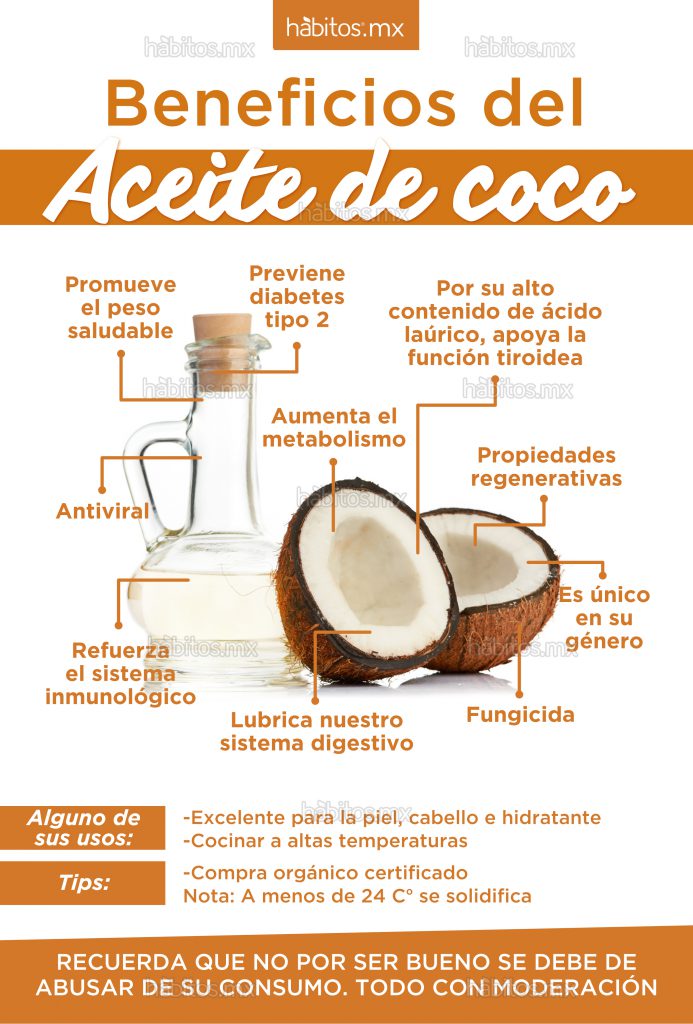 propiedades del aceite de coco