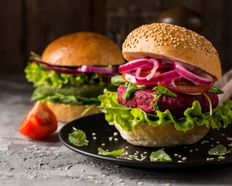 receta de hamburguesa vegetariana