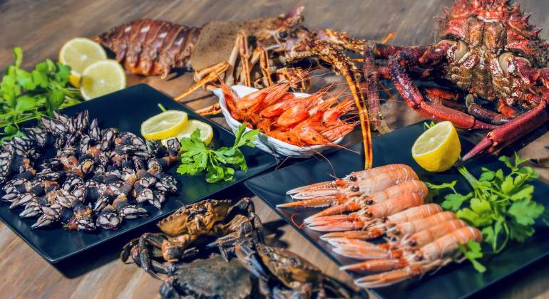 Mariscos frescos de La Pulperia de Girona