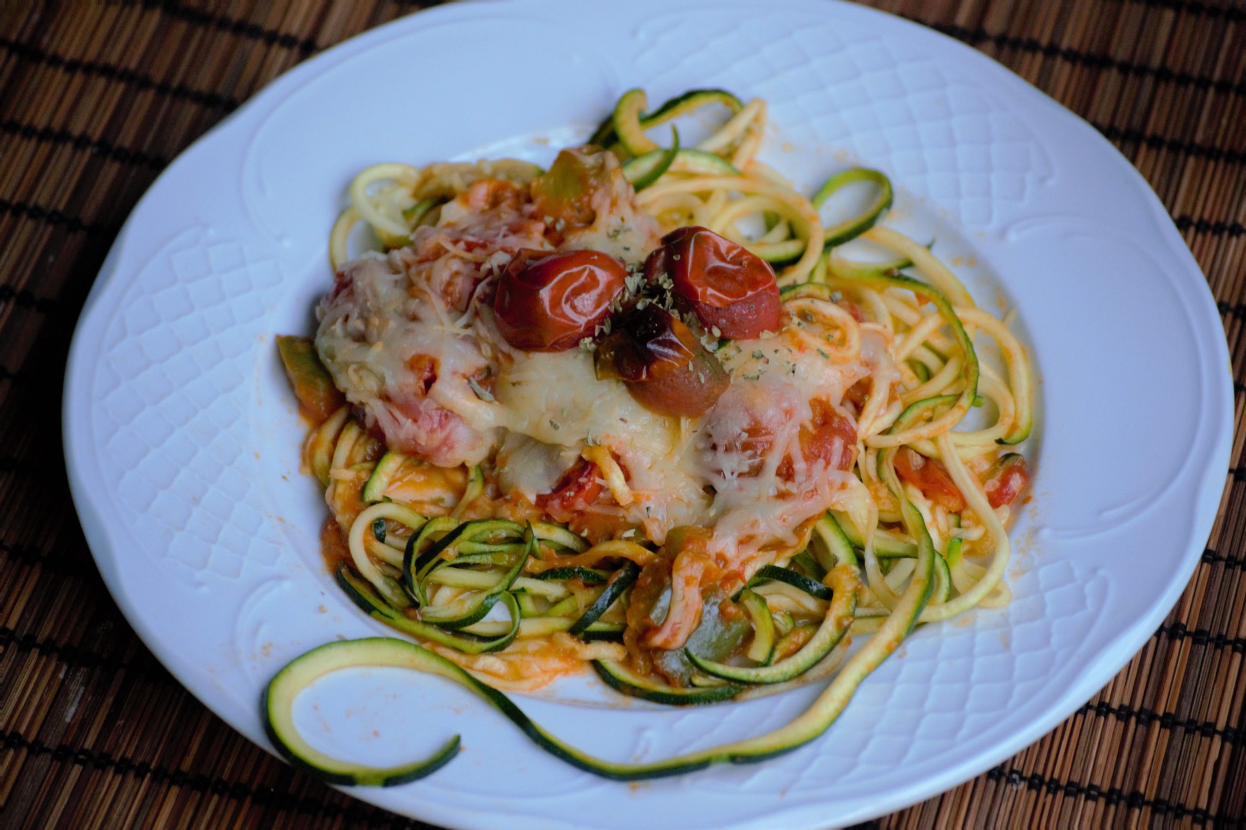 Espaguettis de calabacín receta