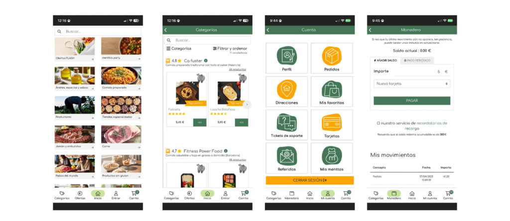 Comprar en mentta con tickets restaurante