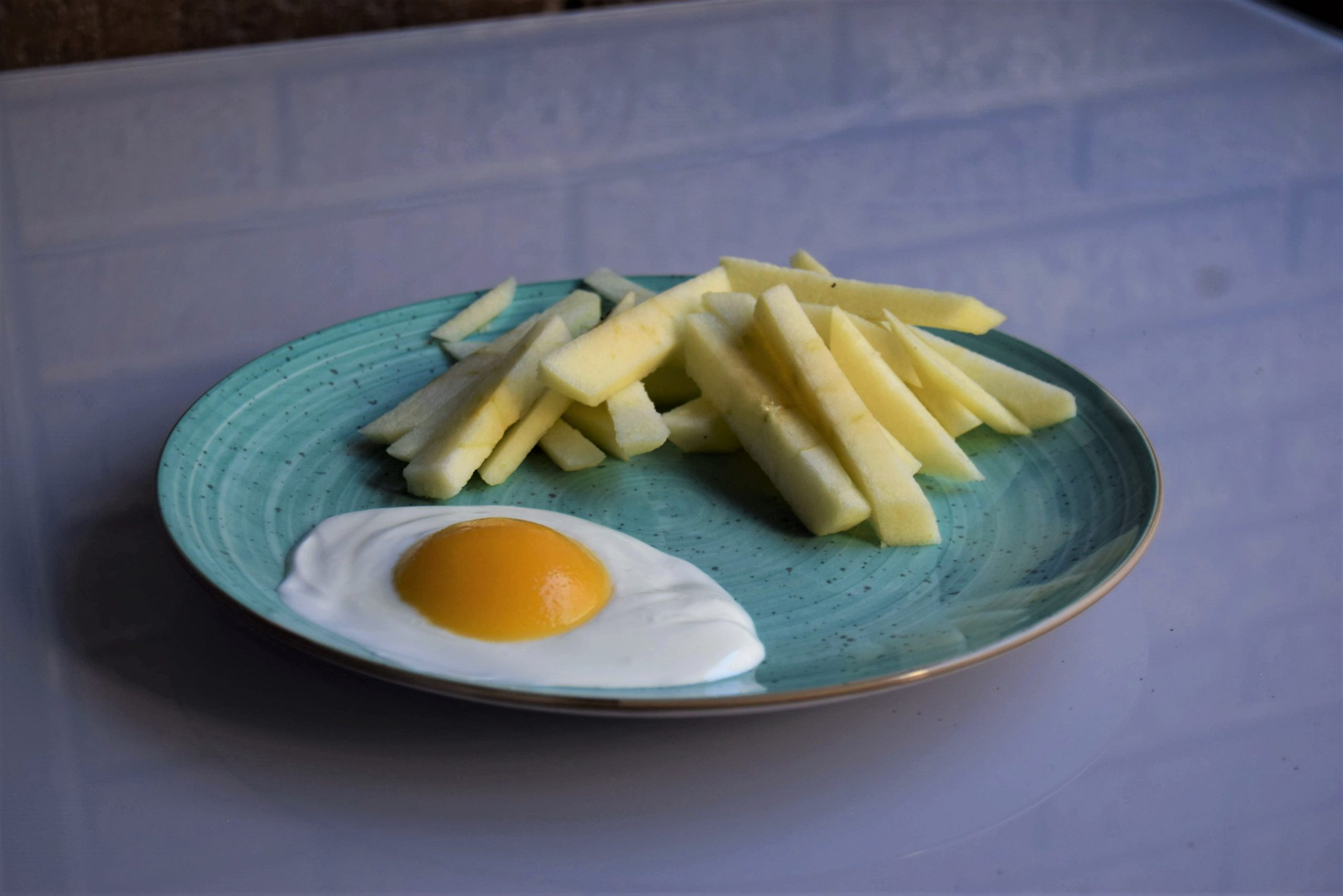 Trampantojos saludables: falso huevo con patatas