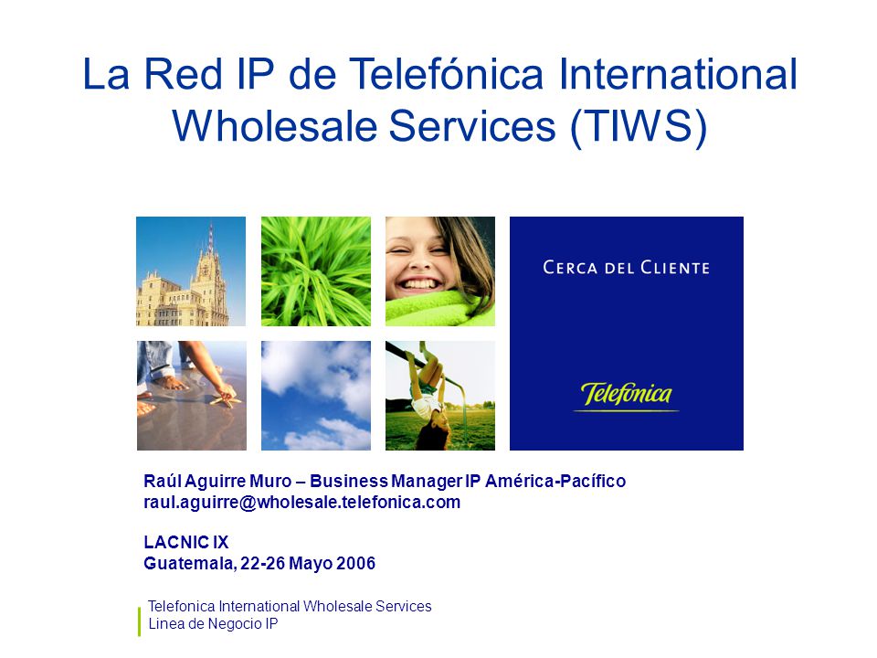 Imagen de la empresa Telefónica International Wholesale Services a la que se le ofrecen los descuentos
